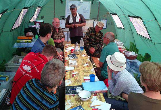 Reviewing the day, planning the next